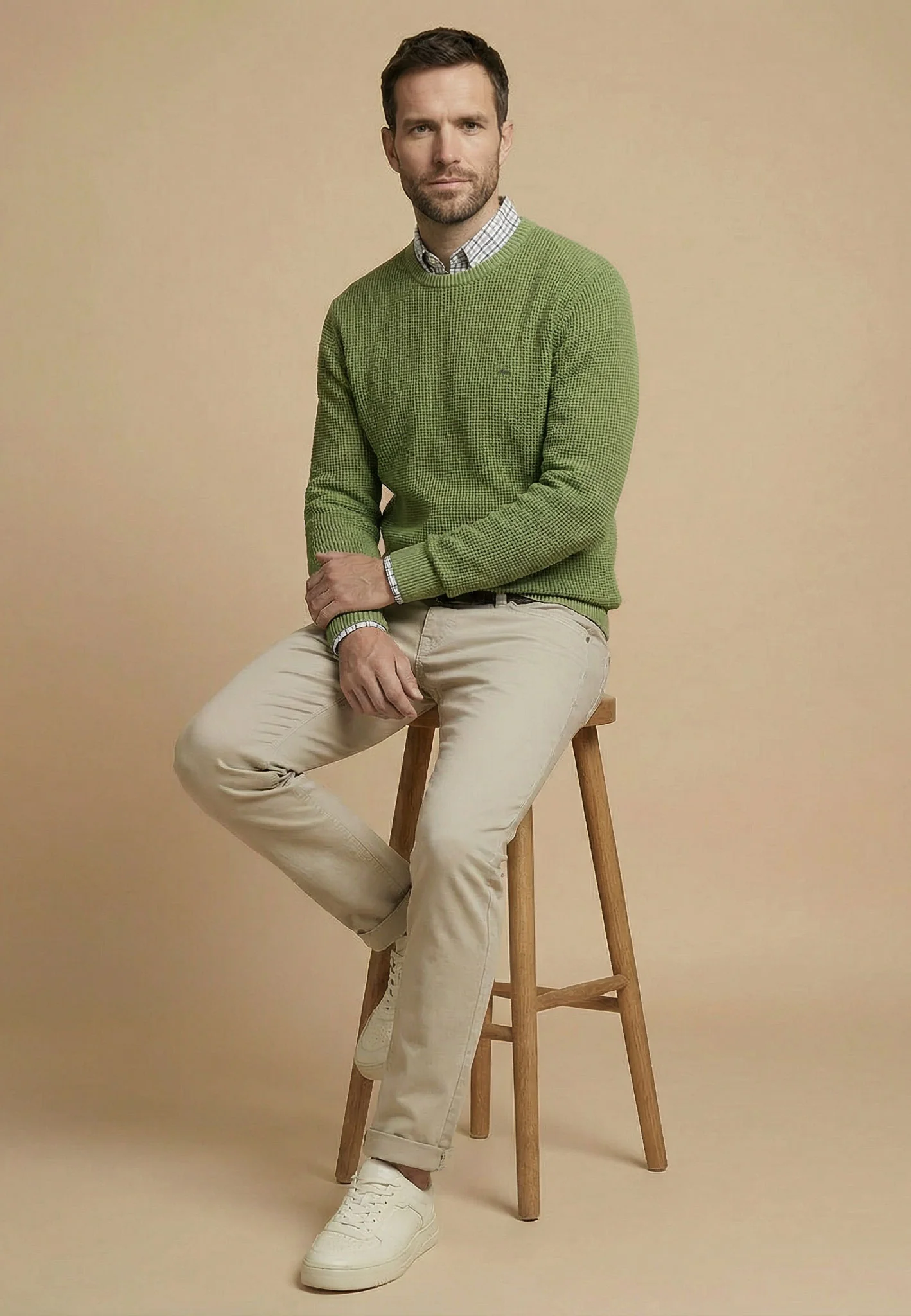 Strickpullover aus Baumwolle mit Strukturmuster - Image 22