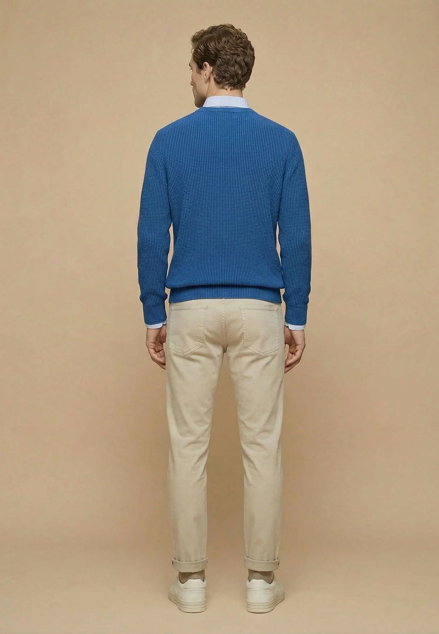 Strickpullover aus Baumwolle mit Strukturmuster - Image 3