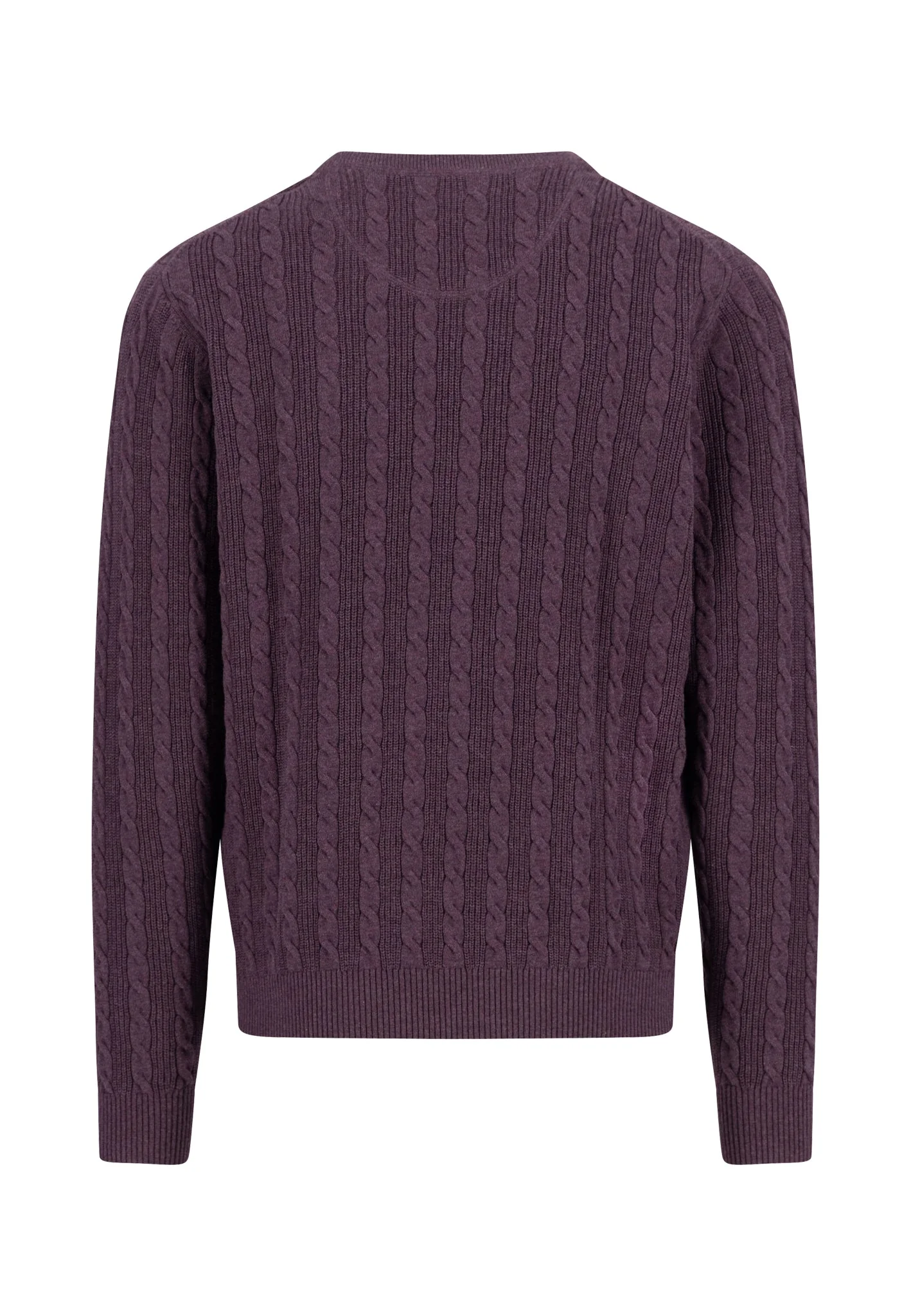 Strickpullover aus Baumwolle mit Zopfmuster - Image 11