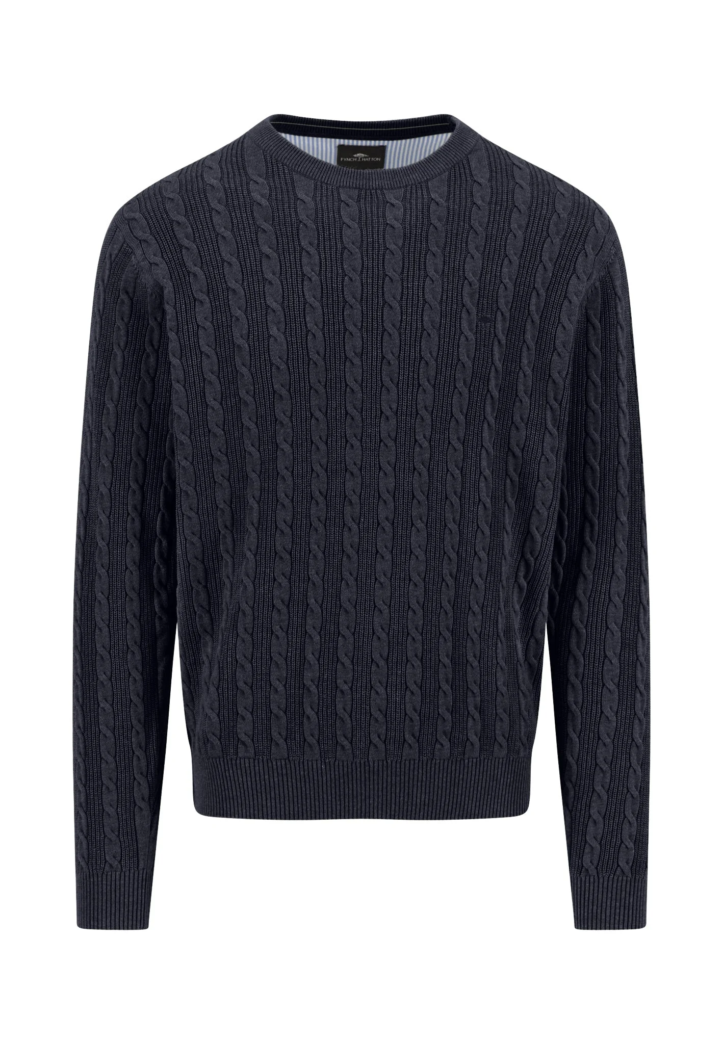 Strickpullover aus Baumwolle mit Zopfmuster - Image 15