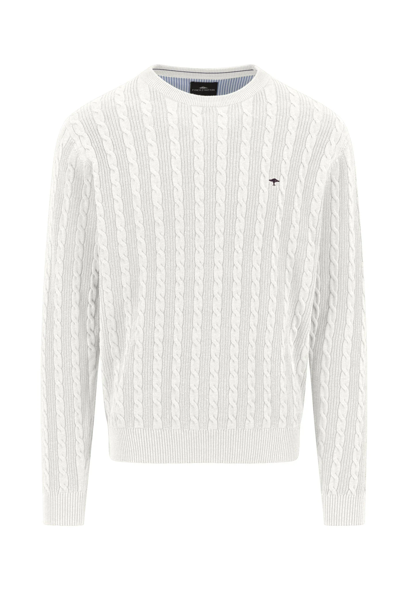 Strickpullover aus Baumwolle mit Zopfmuster - Image 20