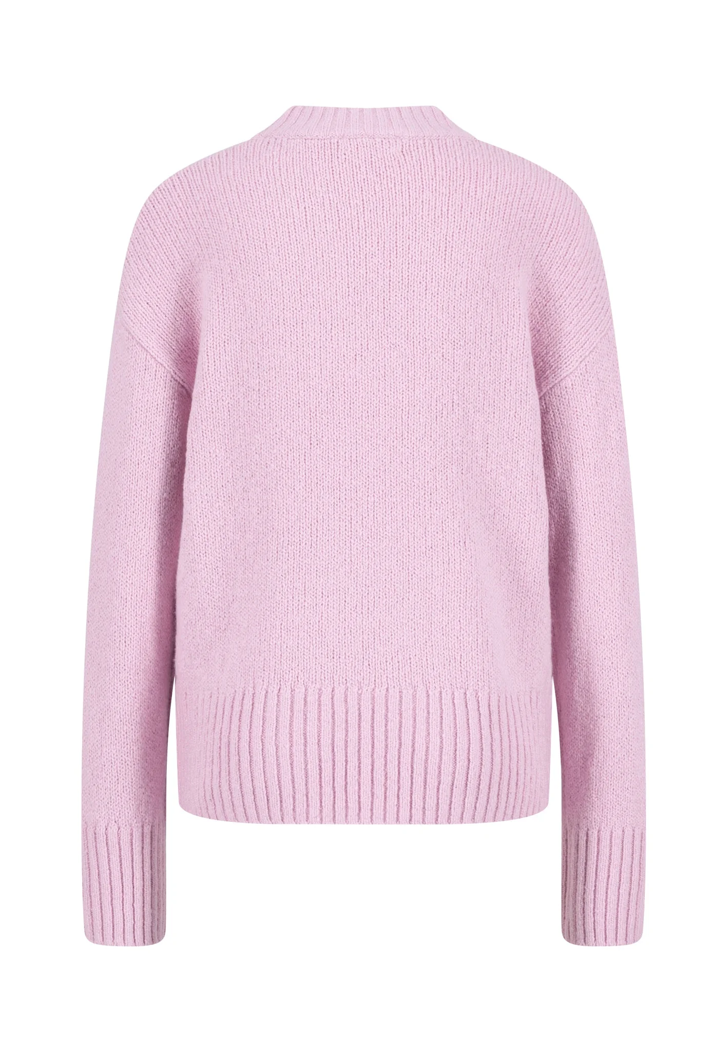 Strickpullover aus Baumwollmix mit Stehkragenoptik und breiten Bündchen - Image 6