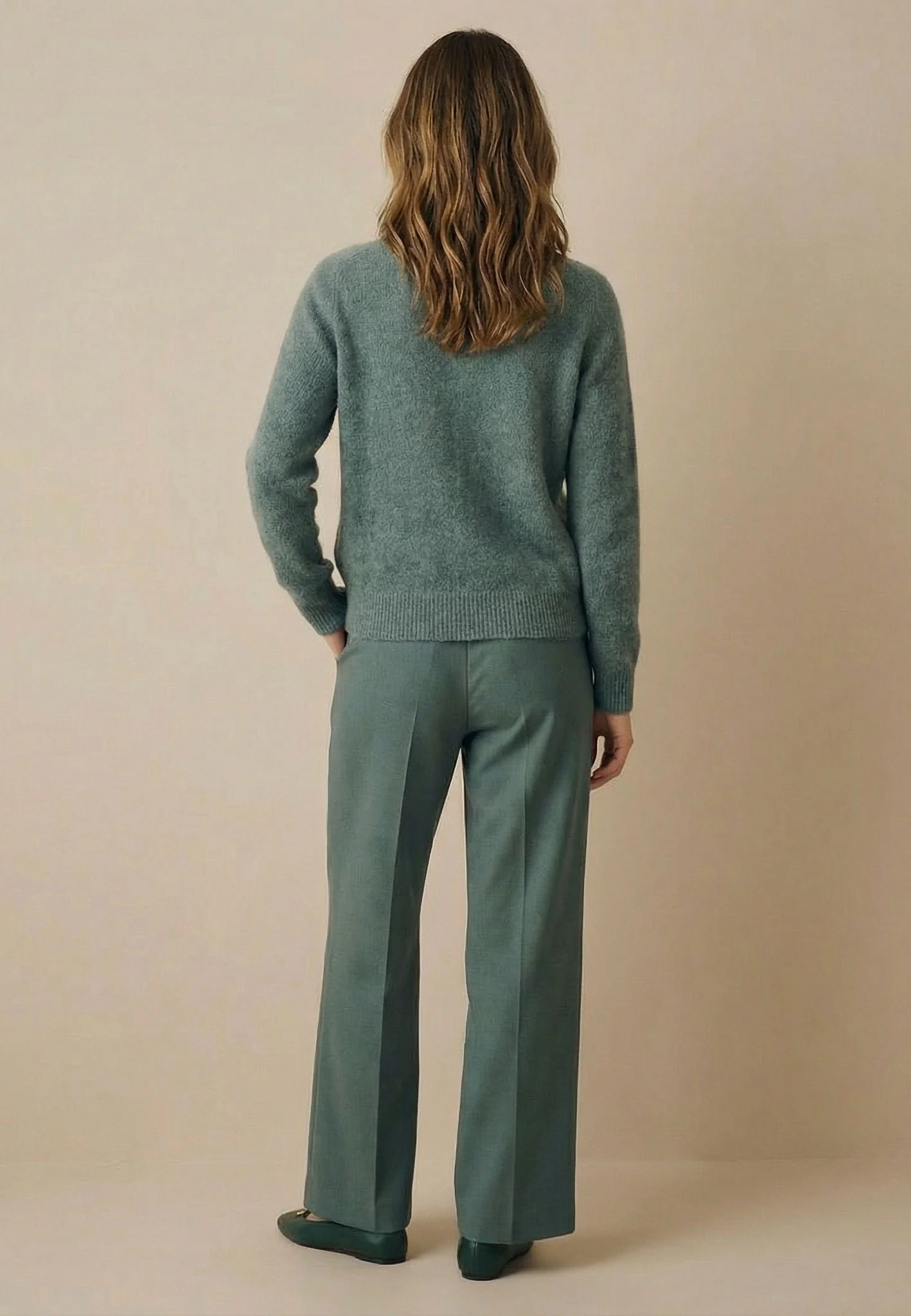 Strickpullover aus Wollmix mit Rundhalsausschnitt - Image 8