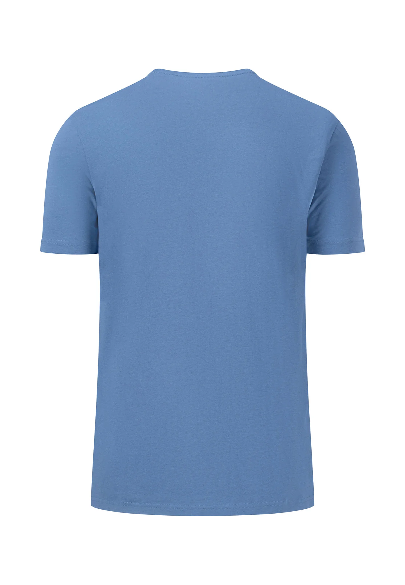 T-Shirt aus Baumwolle mit V-Ausschnitt und Logo-Stickerei - Image 4