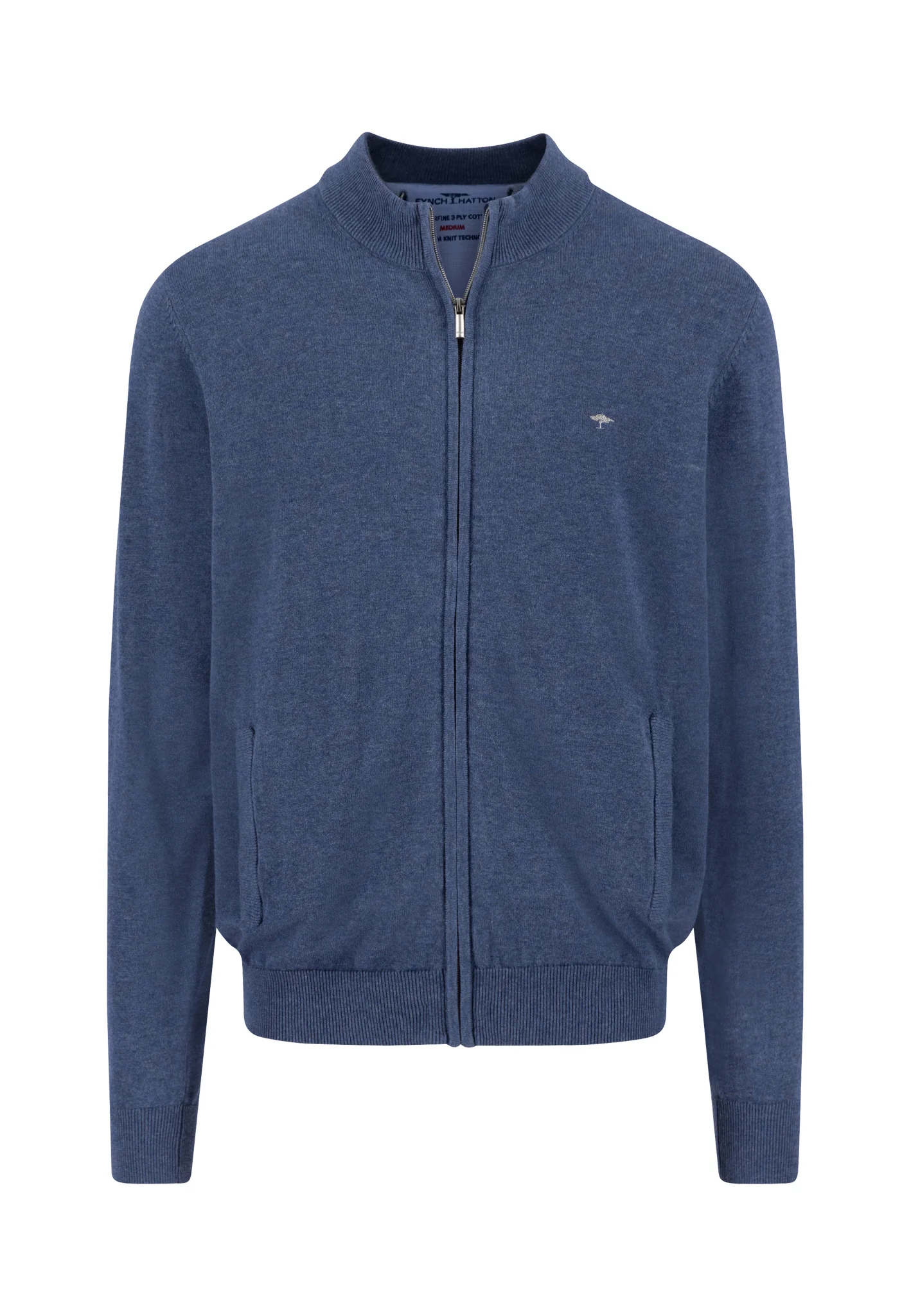 Strickjacke aus Baumwolle mit Stehkragen - Image 4