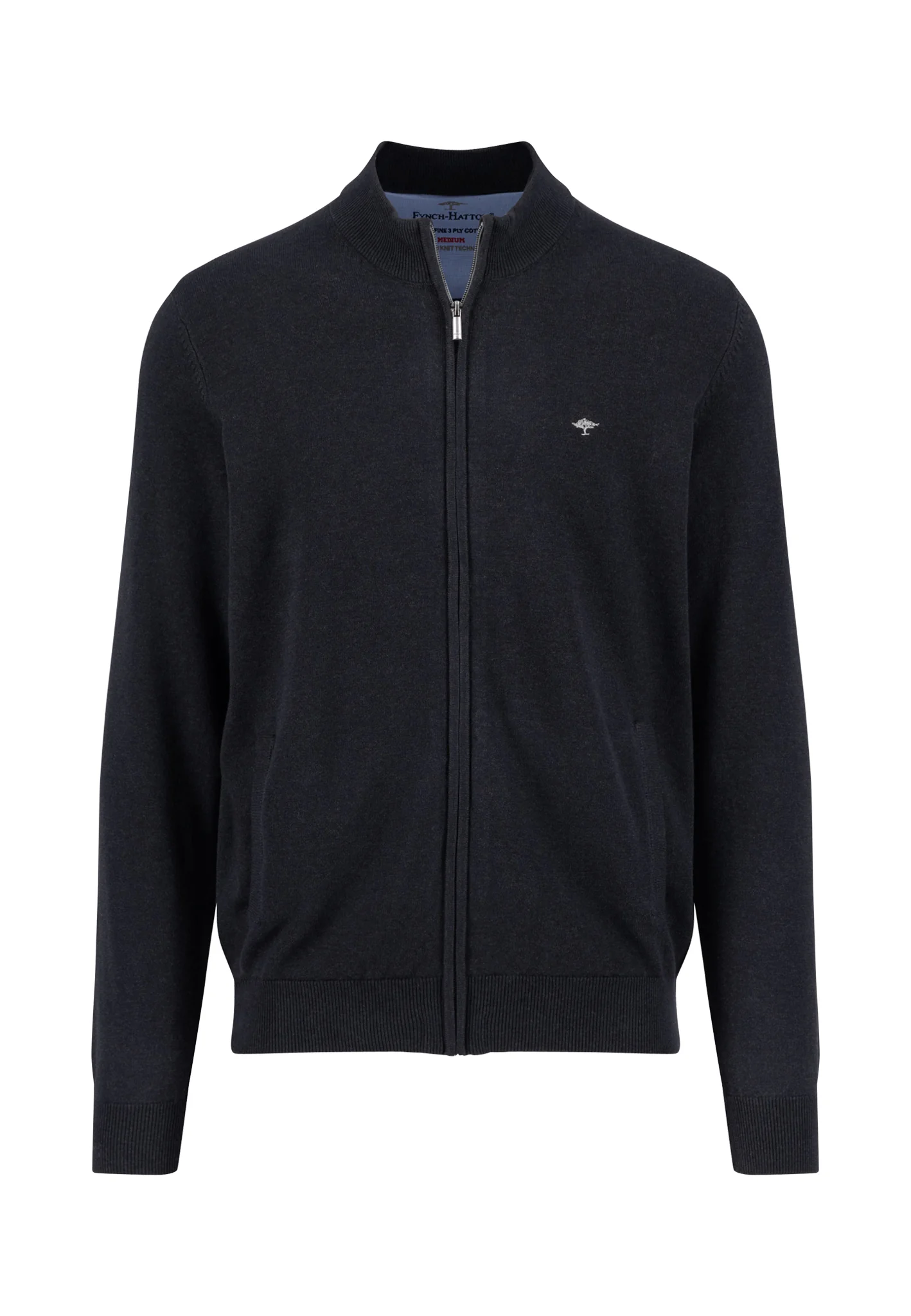 Strickjacke aus Baumwolle mit Stehkragen - Image 8