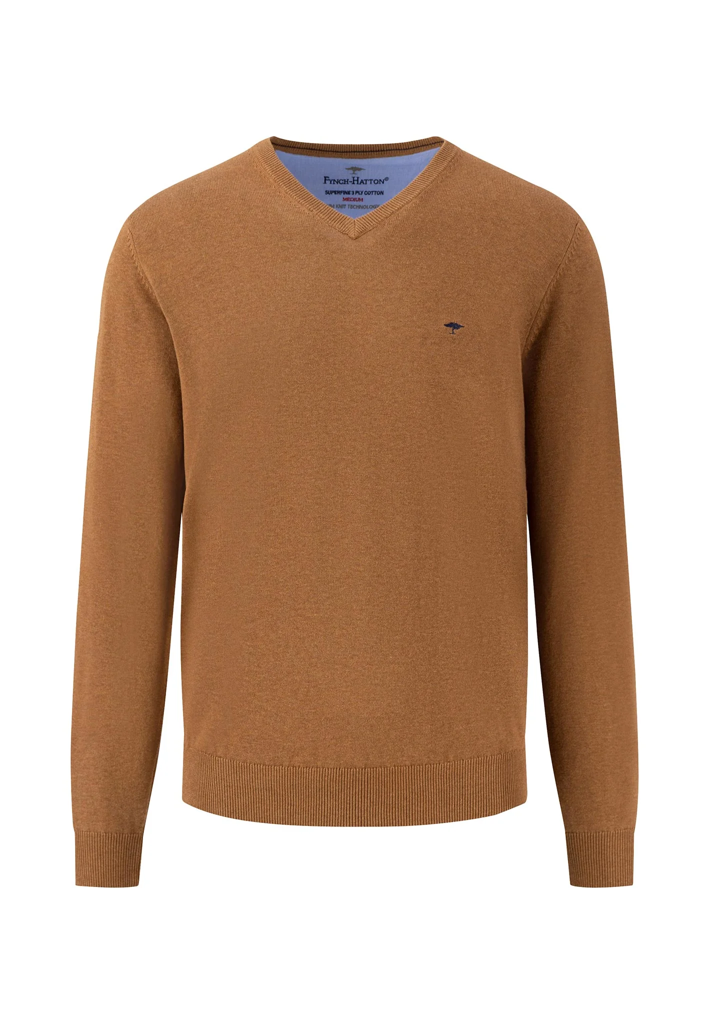 Weicher Baumwoll-Pullover mit V-Ausschnitt - Image 19