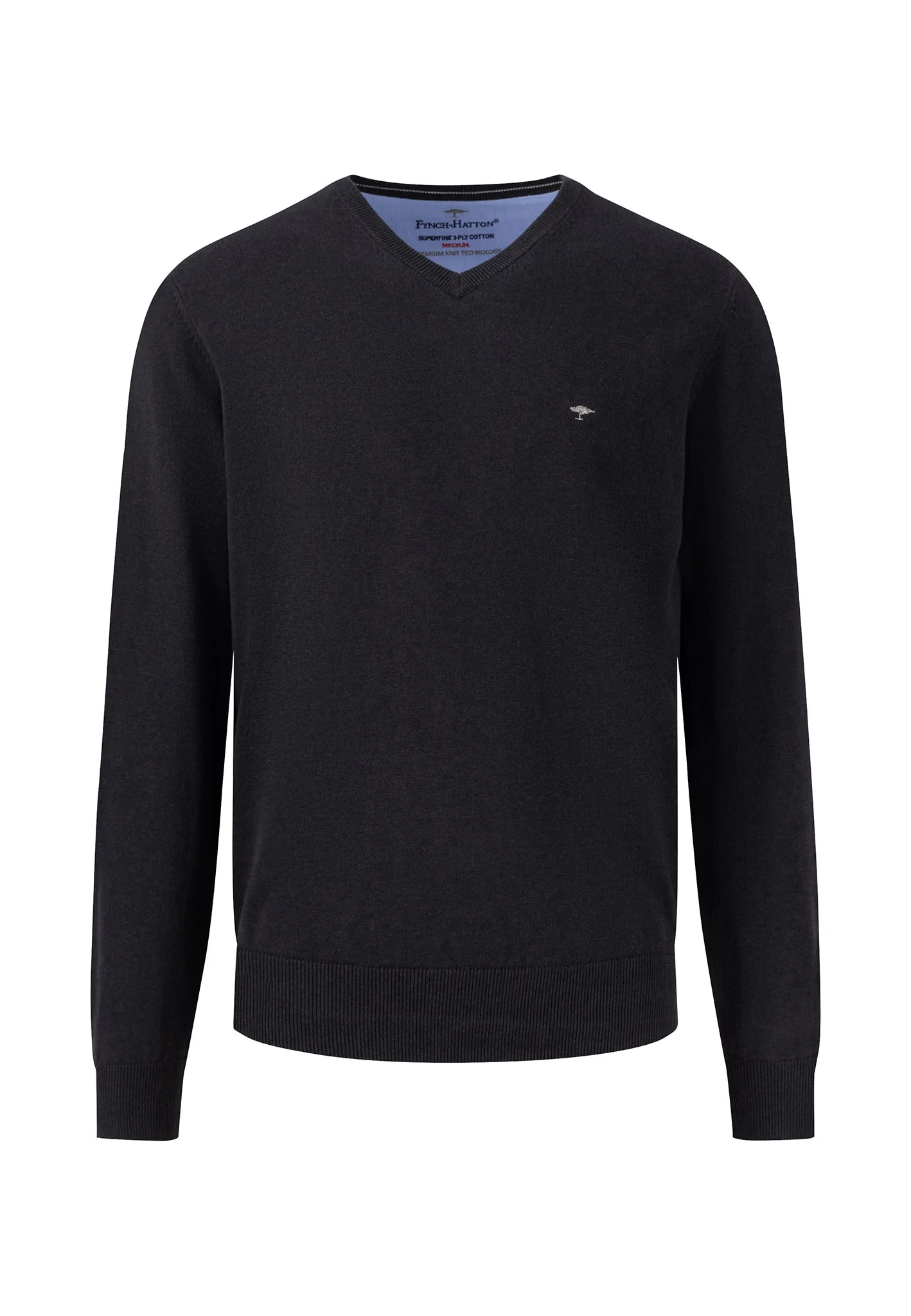 Weicher Baumwoll-Pullover mit V-Ausschnitt - Image 23