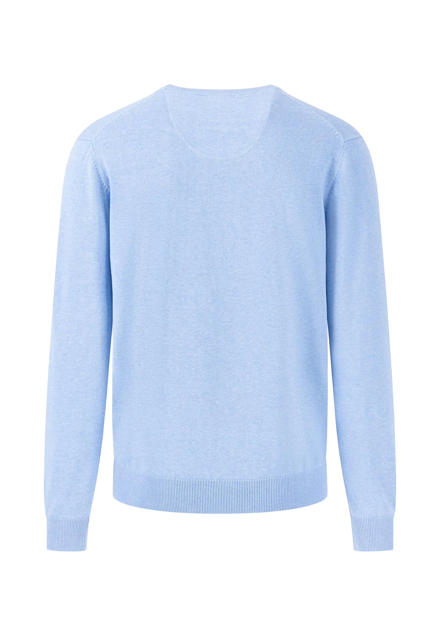 Weicher Baumwoll-Pullover mit V-Ausschnitt - Image 4