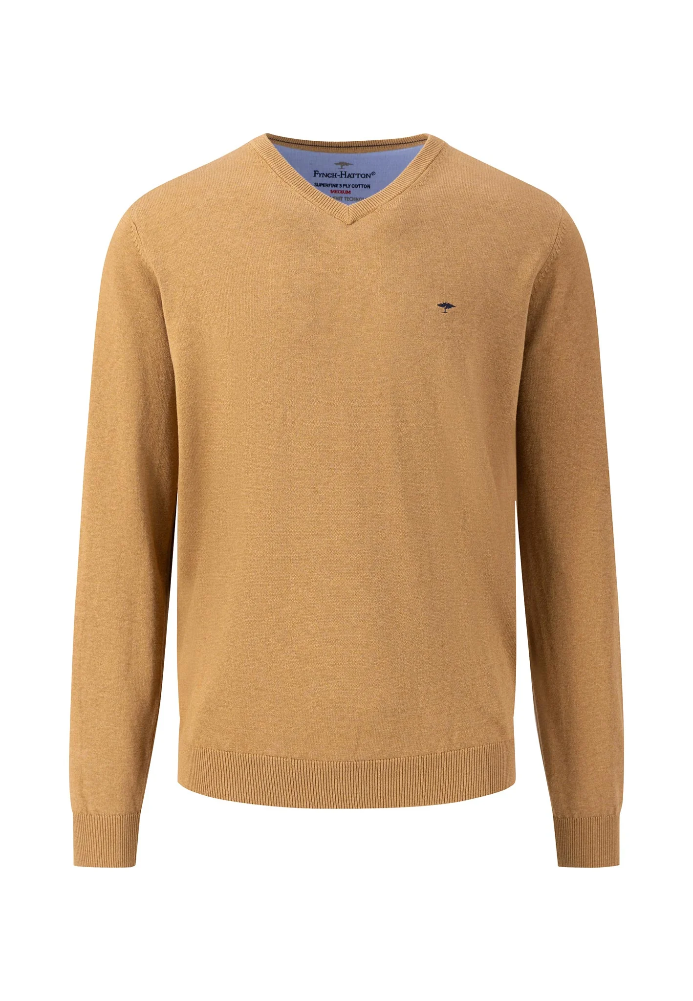 Weicher Baumwoll-Pullover mit V-Ausschnitt - Image 7